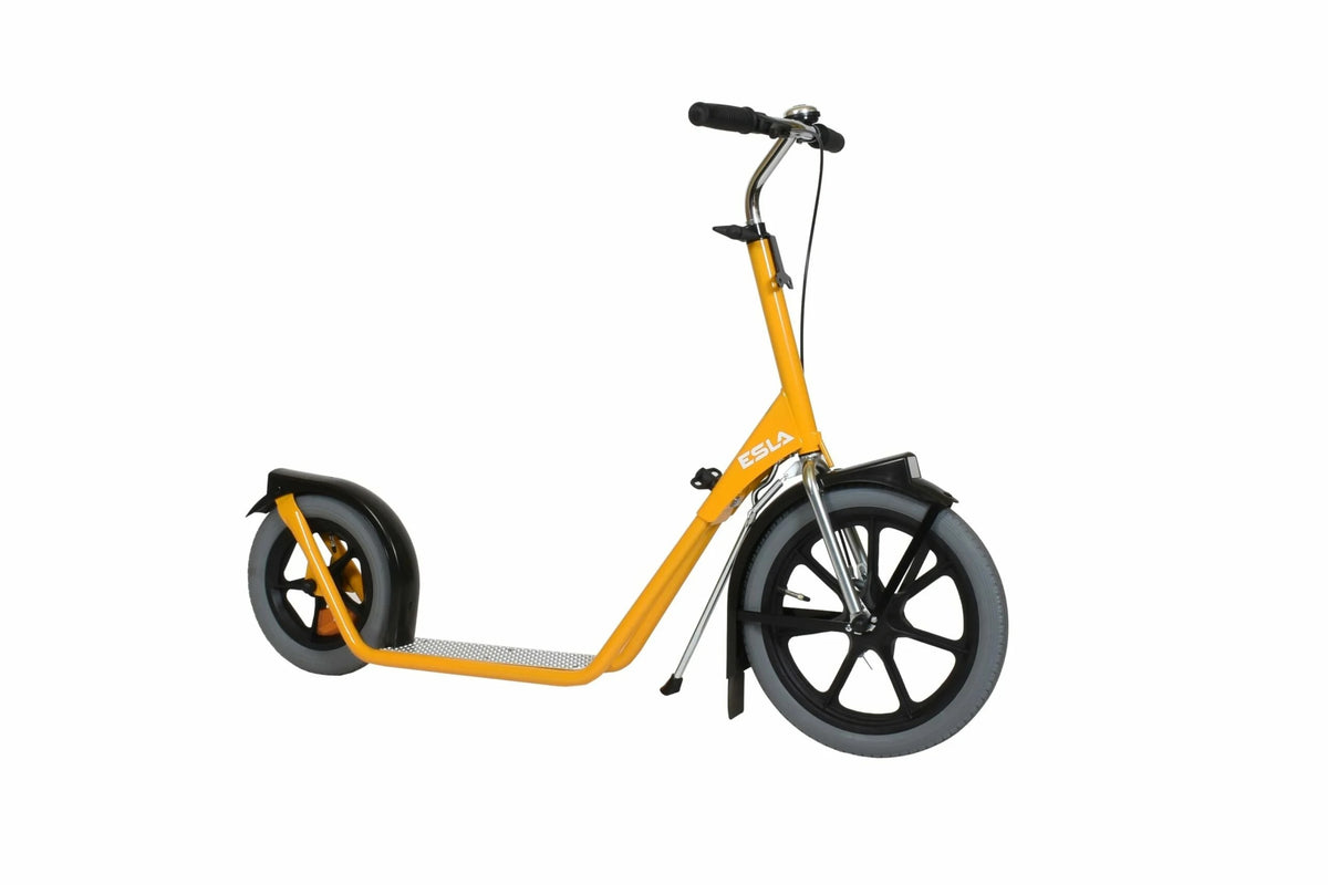 ESLA Sparkcykel 2-hjulig med rak styrstång och punkteringsfria däck