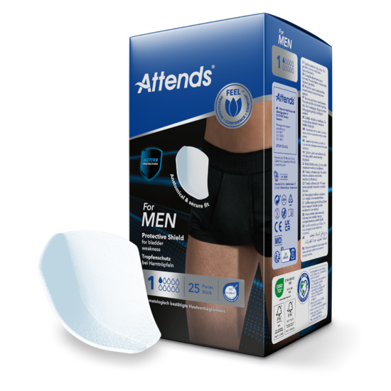 Storpack av Attends for men
