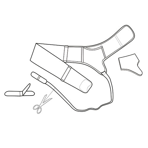 Ljumskbråckbandage Balder Dubbelsidigt